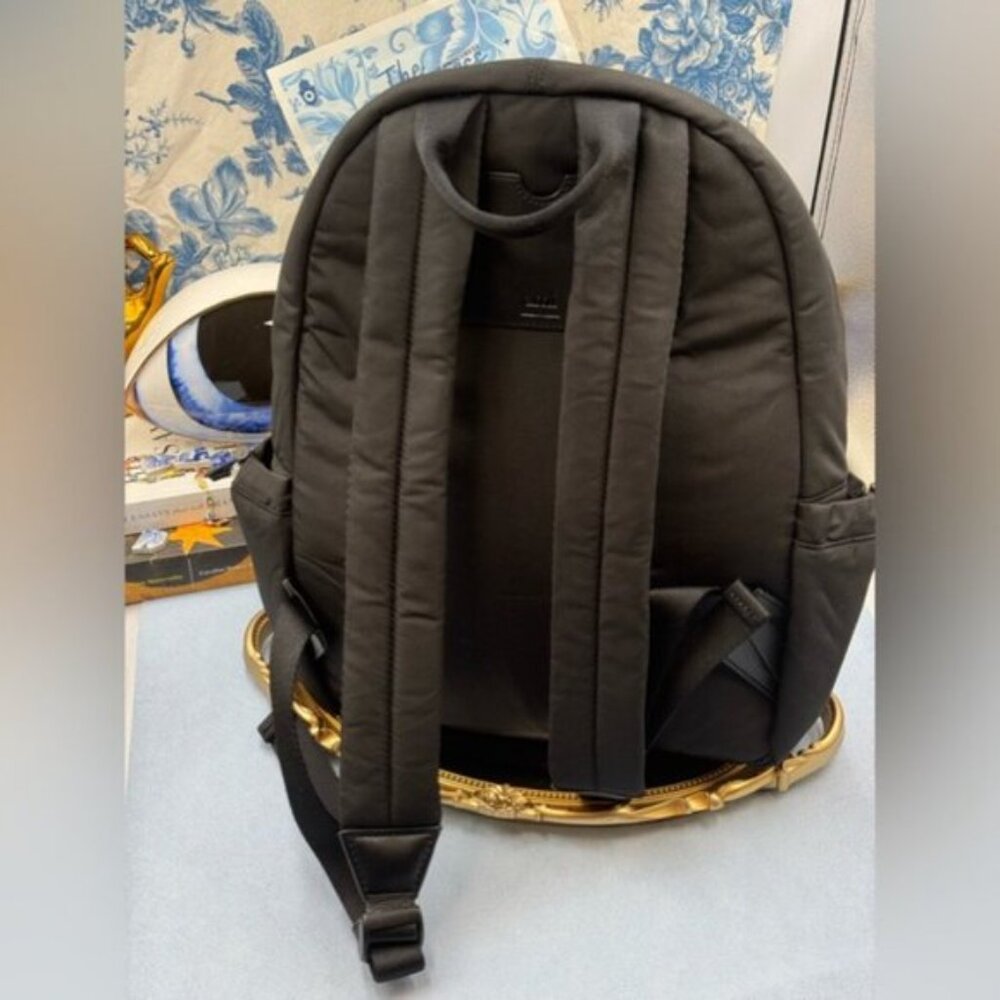 🆕 AMI PARIS 🧿 NWOT Black Ami De Coeur Nylon & Leather Backpack - Picture 5 of 16